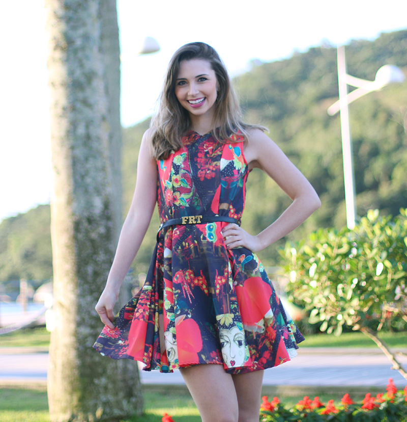 1-look do dia vestido fruto da imaginação