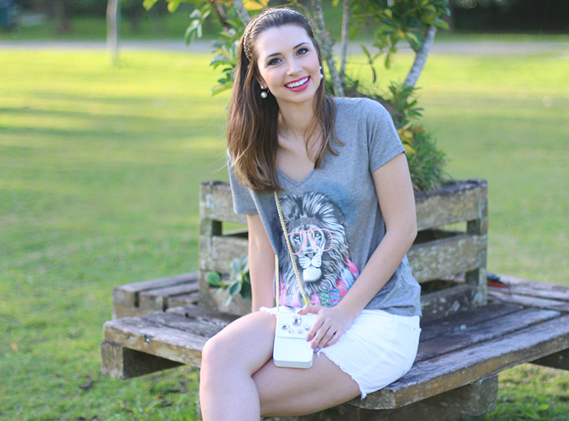 2-look do dia verão 2016 saia jeans branca lunender