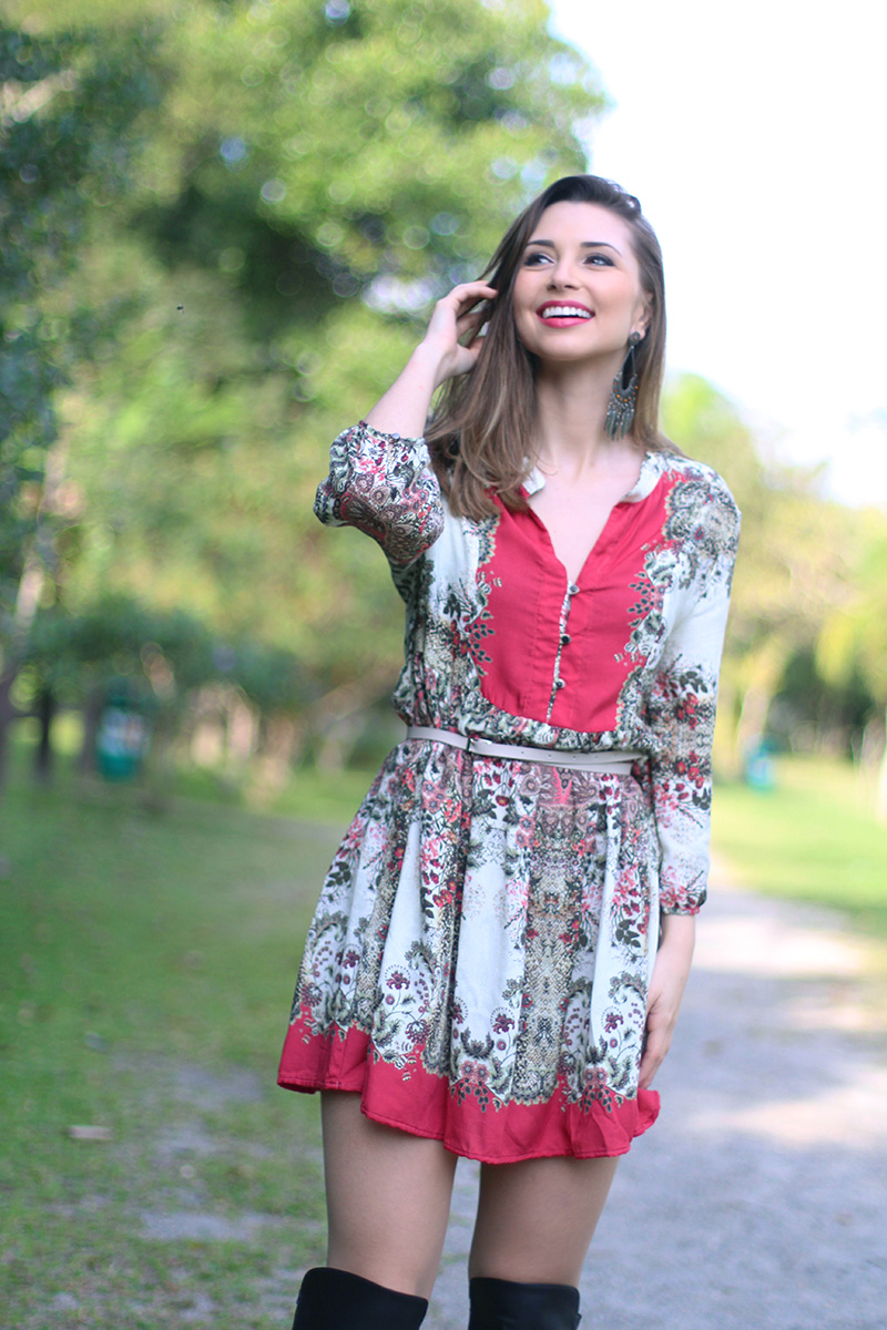 5-vestido estampado com rosa sly look jana taffarel