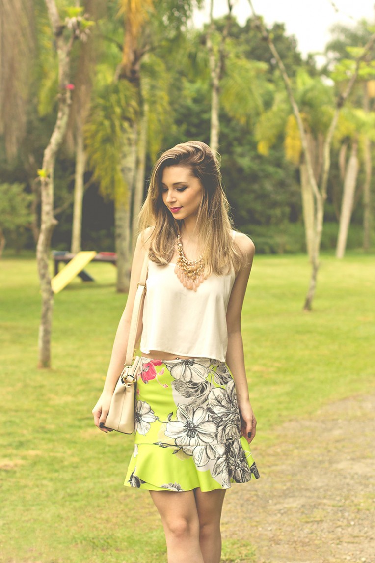 3-look do dia saia estampada colcci